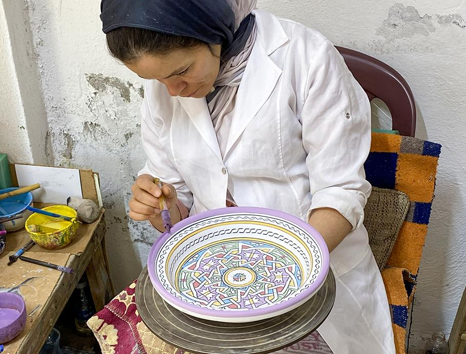 Pottery in Fez, Morocco by James Atwell